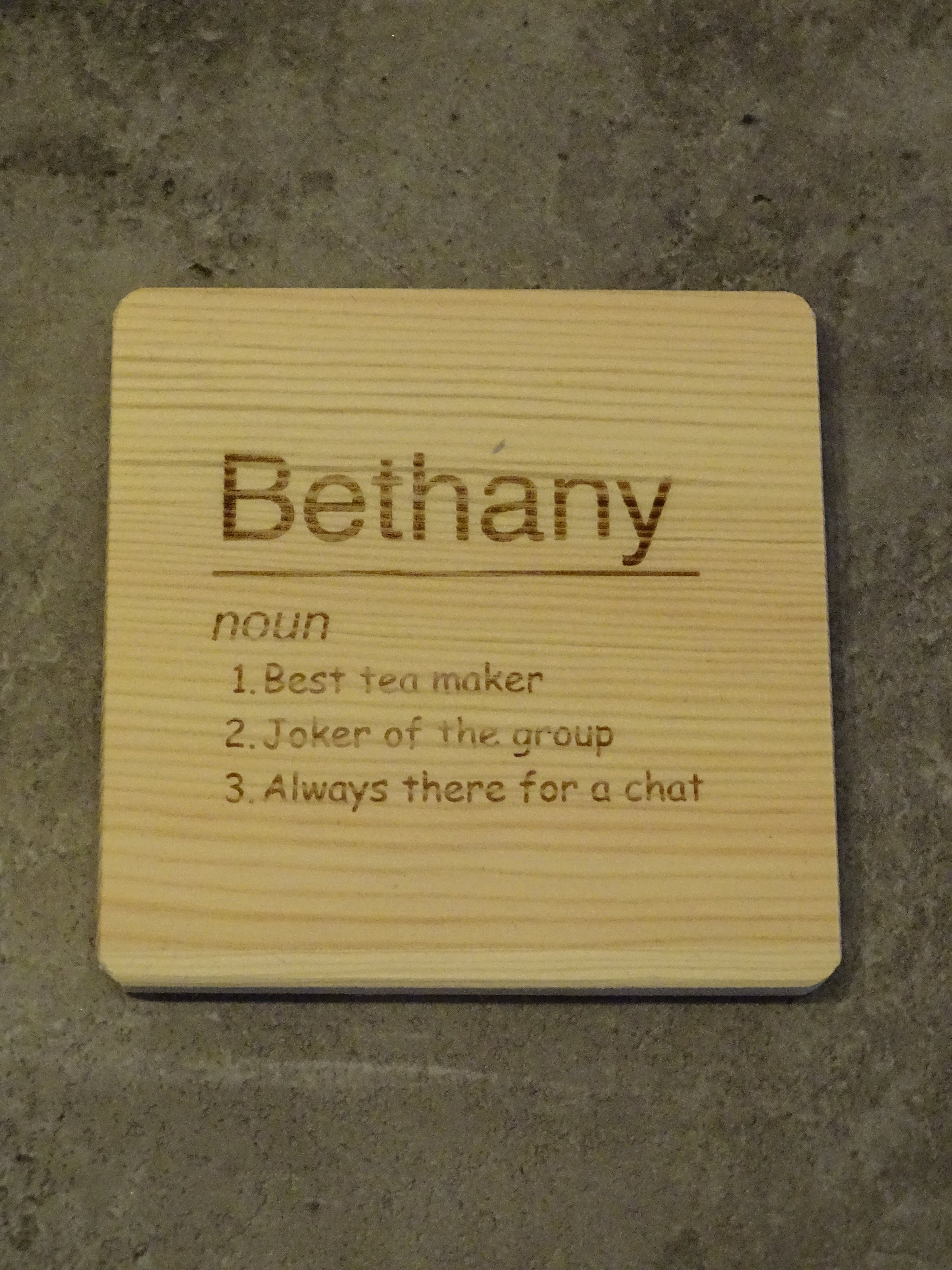 Noun Coaster